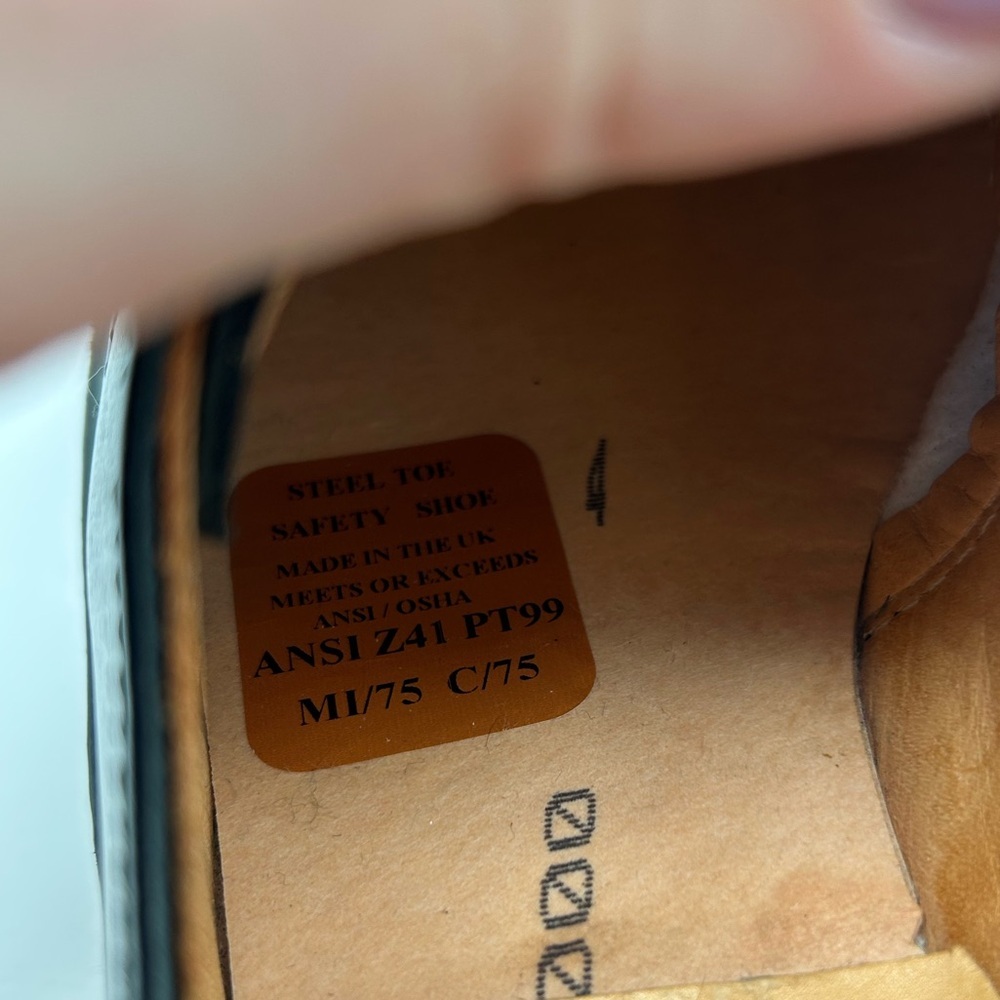 NEW VTG RARE 90s DR MARTENS 1925 3 EYE OXFORD BOOT MADE IN ENGLISH SZ 6 SHOE - Picture 14 of 15